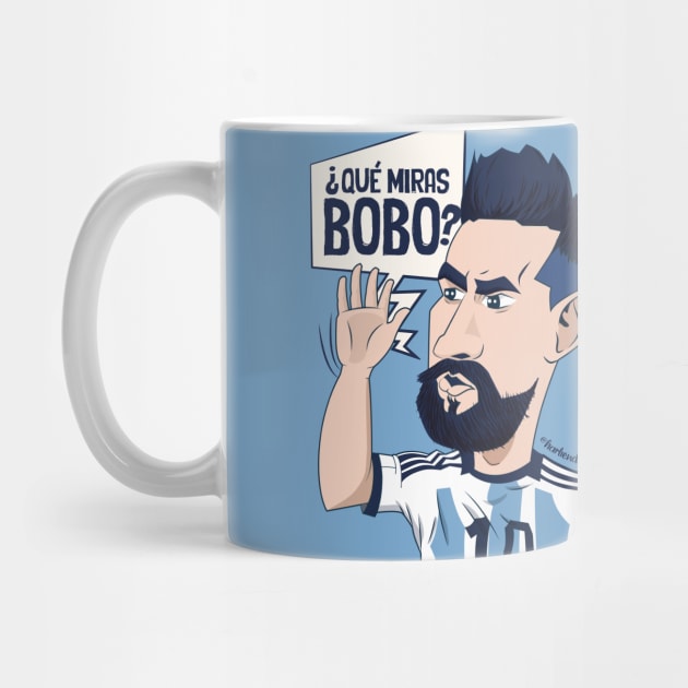 messi Qué mirás bobo Andá pa allá by HarlinDesign